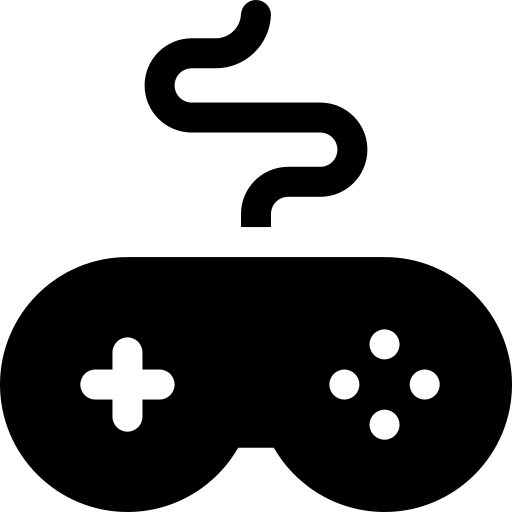 Video game controller icon reflecting a love for gaming, interactive design, and immersive worlds.